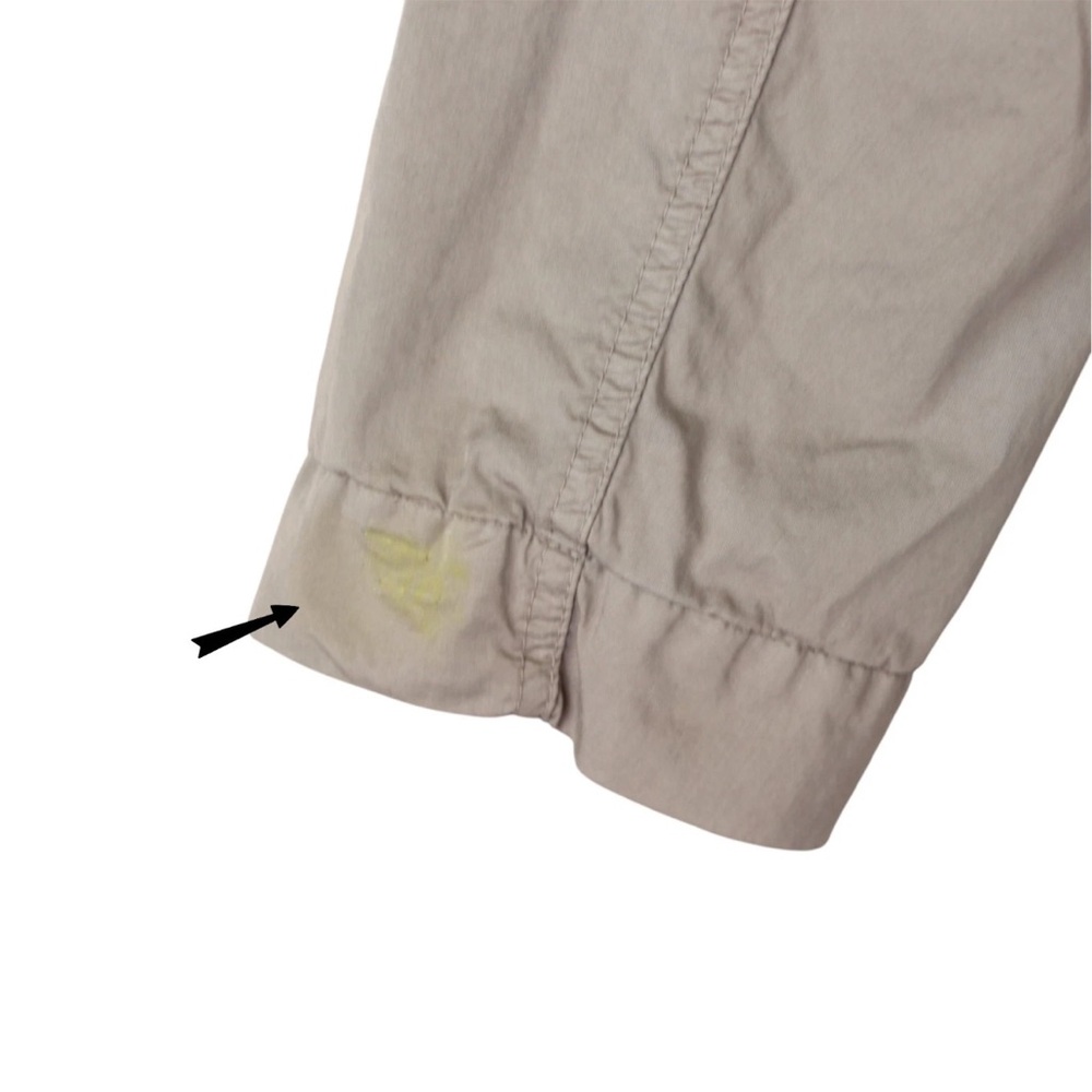 James Perse Standard Hooded Parka Full Zip Jacket Womens Size 3 Beige Yosemite - Picture 10 of 14